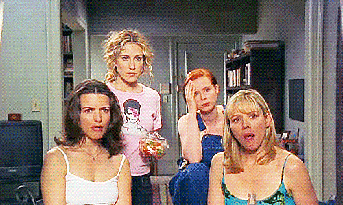 Sex & The City 2 gif from the article on 'The Worst Idea of All time' podcast - on Podchaser