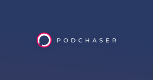 Podchaser logo on article about How to get your podcast on Podchaser