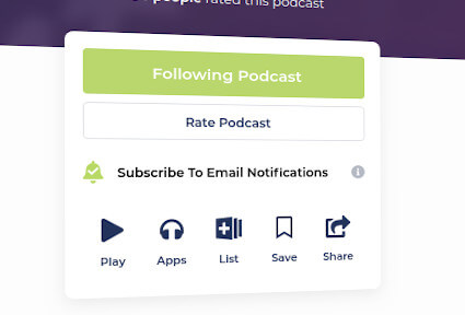 Subscribe and get notified of new podcast releases
