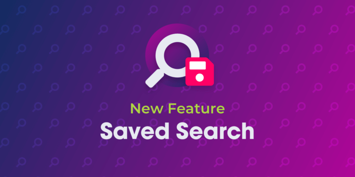Introducing Saved Searches: Revisit your favorite search and filters