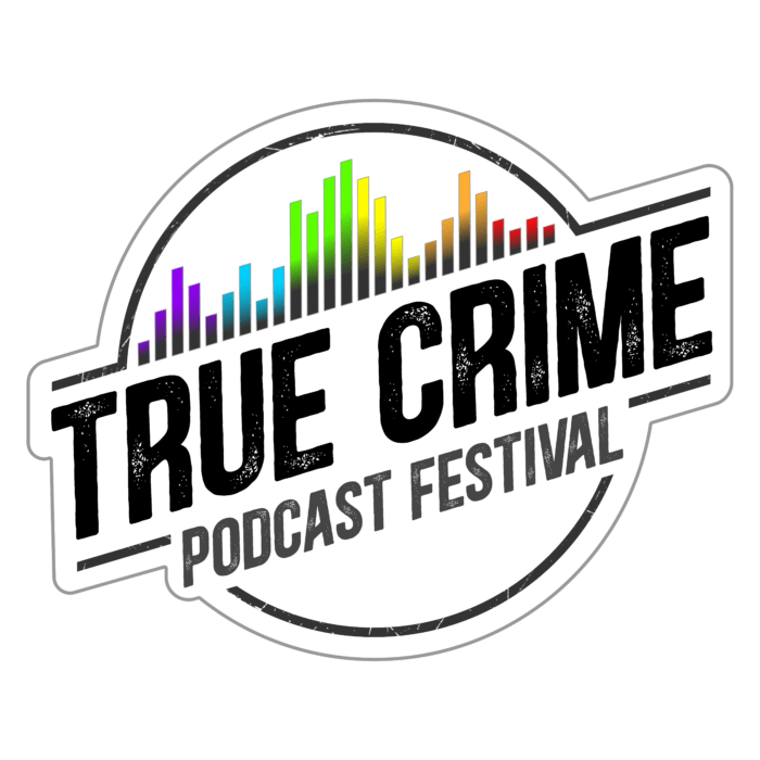true crime podcast festival conference logo