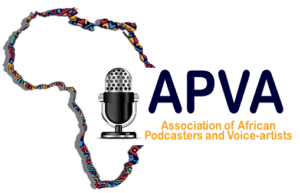 Association of African Podcasters and Voice Actors (APV) logo