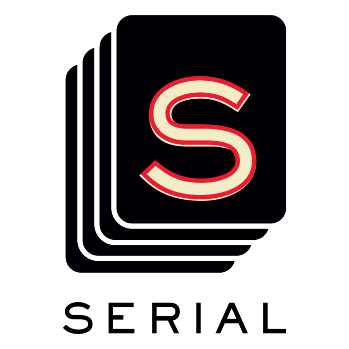 Podcast cover artwork for Serial