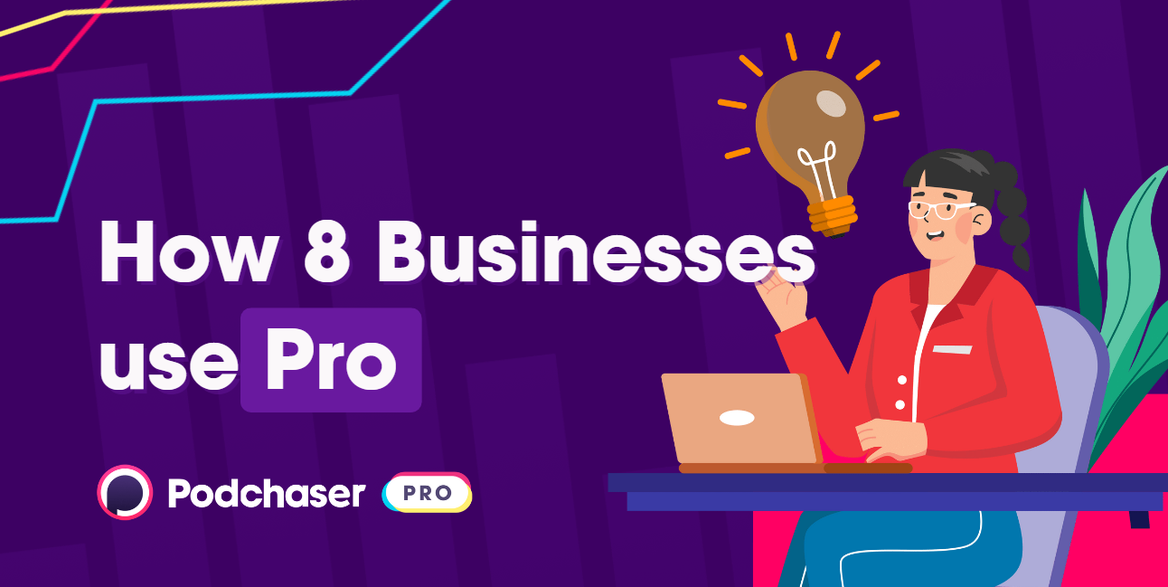 How 8 Different Businesses use Podchaser Pro