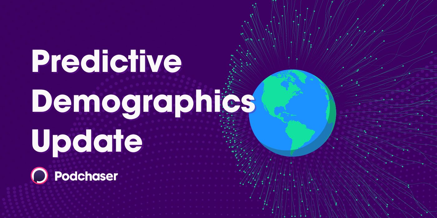 Podchaser’s Predictive Demographics Update Brings Even Deeper Insight to Podcast Advertisers